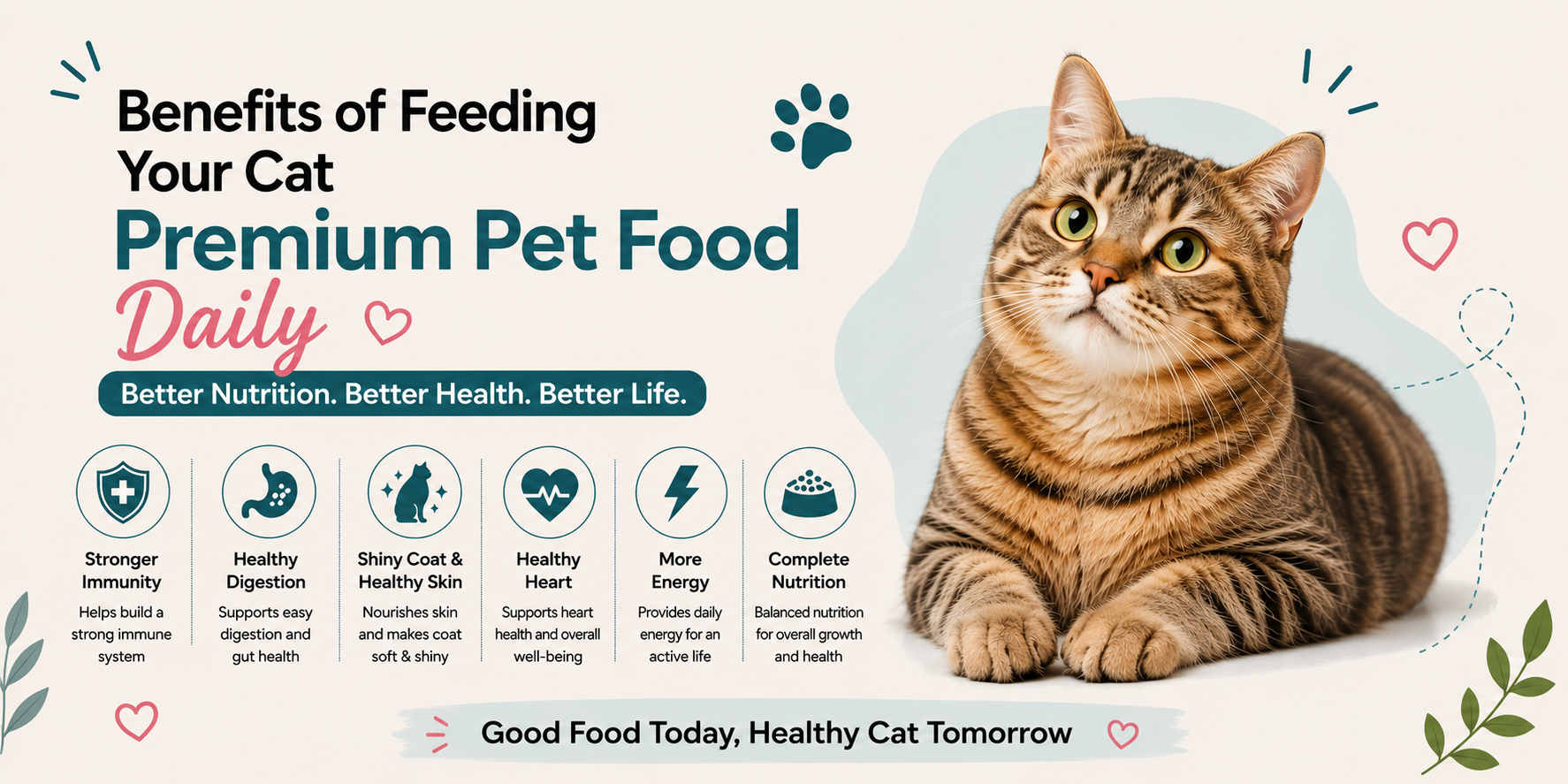 Benefits of Feeding Your Cat PetWorld Premium Pet Food Daily