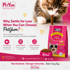 Petyum supreme Kitten cat food Chicken Flavour 1 KG