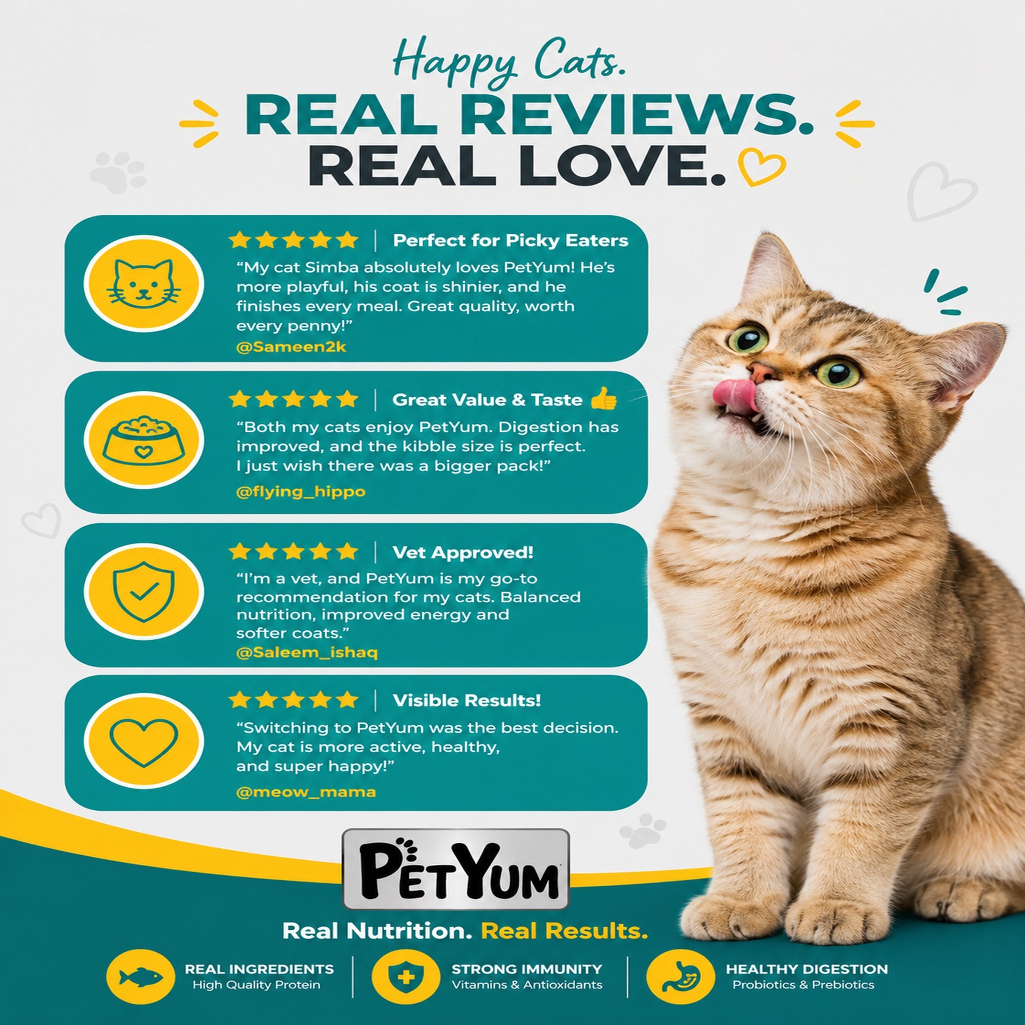 Petyum supreme Adult cat food Seafood Flavour 400G