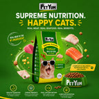 Petyum supreme Adult cat food  Chicken Flavour 1.2KG